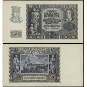 Poland, 20 zloty, 1.03.1940