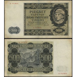 Polen, 500 Zloty, 1.03.1940