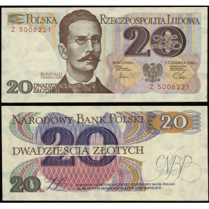 Polska, 20 złotych, 1.06.1982