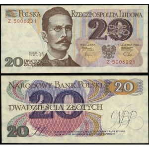 Poland, 20 zloty, 1.06.1982