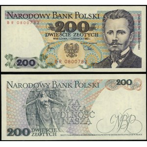Poland, 200 zloty, 1.06.1982
