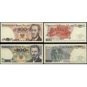 Polska, zestaw: 100 i 200 złotych, 1.12.1988