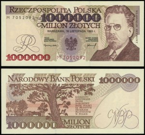 Poland, 1,000,000 zloty, 16.11.1993