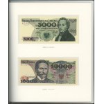 Polska, zestaw banknotów obiegowych PRL - banknoty polskie, 1975-1996