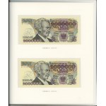 Polska, zestaw banknotów obiegowych PRL - banknoty polskie, 1975-1996