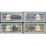 Polska, komplet nieobiegowych banknotów z serii miasta polskie, 1.03.1990