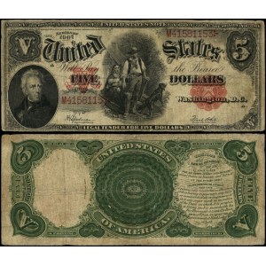 United States of America (USA), $5, 1907