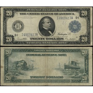 United States of America (USA), $20, 1914