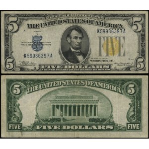 Stany Zjednoczone Ameryki (USA), 5 dolarów, 1934