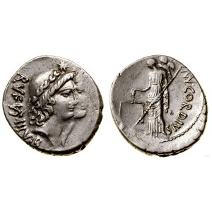 Republika Rzymska, denar, 46 pne, Rzym