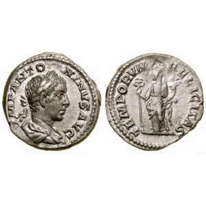 Roman Empire, denarius, 219-220, Rome