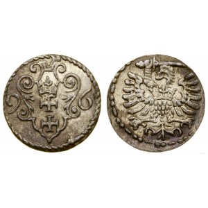 Polska, denar, 1596, Gdańsk