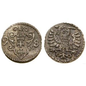 Polska, denar, 1598, Gdańsk