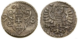 Polska, denar, 1598, Gdańsk