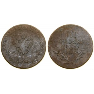 Poland, 3 pennies, 1794, Vienna