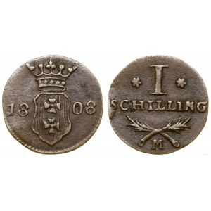 Polen, Schilling, 1808 M, Danzig