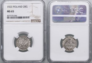 Poland, 20 pennies, 1923