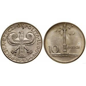 Polska, 10 złotych, 1965, Warszawa