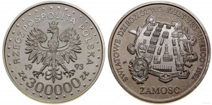 Poland, 300,000 zloty, 1993, Zamosc
