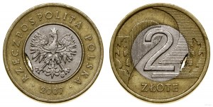 Poland, 2 zloty, 2007, Warsaw