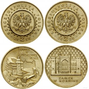 Poland, set of 2 x 2 gold, Warsaw