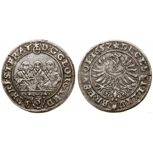 Schlesien, 3 krajcary, 1657 EW, Brzeg