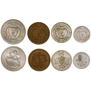 Cyprus, set of 4 coins