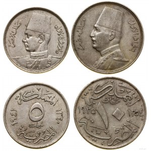 Egipt, zestaw 2 monet