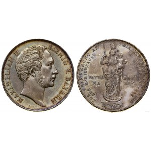 Niemcy, 2 guldeny (Doppelgulden), 1855, Monachium