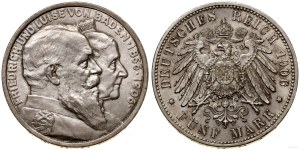 Germany, 5 marks, 1906 G, Karlsruhe