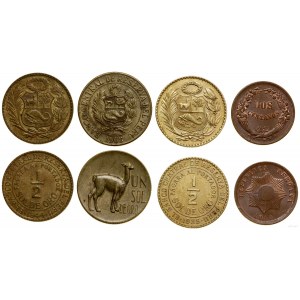 Peru, set of 4 coins