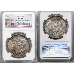 Vereinigte Staaten von Amerika (USA), 1 Dollar, 1887, Philadelphia