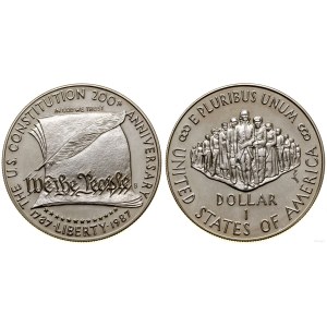 United States of America (USA), $1, 1987 S, San Francisco