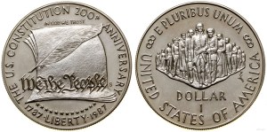 Stany Zjednoczone Ameryki (USA), 1 dolar, 1987 S, San Francisco