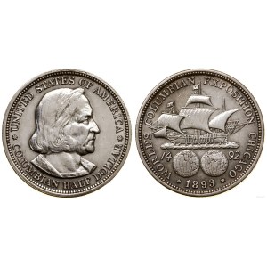 United States of America (USA), 1/2 dollar, 1893, Philadelphia