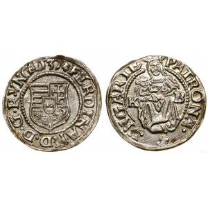 Hungary, denarius, 1533 KB, Kremnica
