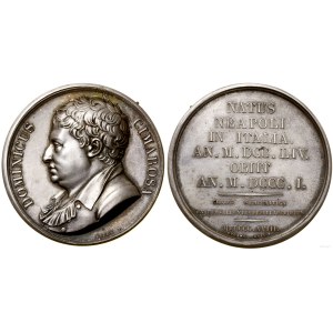 France, Medal commemorating Domenico Cimarosa, 1818