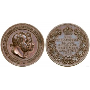 Niemcy, medal na pamiątkę złotych godów cesarza, 1879