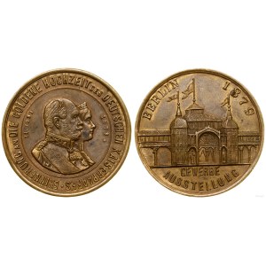 Niemcy, medal na pamiątkę złotych godów cesarza, 1979