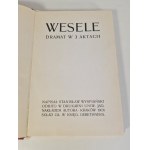 WYSPIAŃSKI Stanisław - PISMA POŚMIERTNE. WIERSZE FRAGMENTY DRAMATYCZNE, UWAGI; 1910-I Edition