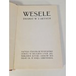 WYSPIAŃSKI Stanisław - PISMA POŚMIERTNE. WIERSZE FRAGMENTY DRAMATYCZNE, UWAGI; Ausgabe 1910-I