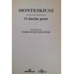 MONTESIUS - ON THE SPIRIT OF RIGHTS Masterpieces by Great Thinkers