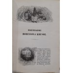 DEFOE Daniel - PŘÍPAD ROBINSONA KRUZOE I.-II. díl s ilustracemi GRANDVILE, vydání 1954