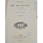 BUFFON - OEUVRES COMPLETES Paris 1839 KNIHA CHARTORIES FAREBNÉ ILUSTRÁCIE KRÁSNA KOLEKCIA
