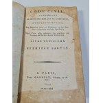 KODEKS CYWILNY KODEKS NAPOLEONA CODE CIVIL tom 1-2 1803