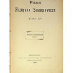 SIENKIEWICZ Henryk - RODZINA POŁANIECKICH vyd.1900