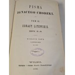 CHODŹKO Ignacy - LITHUANIAN OBRAZY Volume I-III Vilnius 1880