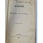 POL Wincenty - PIEŚŃ O ZIEMI NASZEJ. Wyd. II. Poznan 1852 BEAUTIFUL OPRAWA FROM THE Epoch.