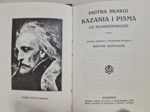 SKARGA Piotr - KAZANIA I PISMA CO NAJPRZEDNIEJSZE Reprint Cykl miniatur
