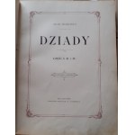 MICKIEWICZ Adam - DZIADY ilustracje JANKOWSKI Lwów [po 1896]